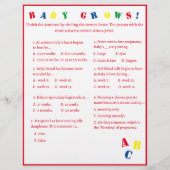 ABC "Baby groeit!" vliegenierster Flyer (Voorkant)