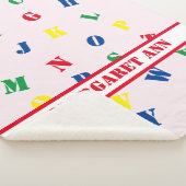 ABC Baby Meisje Sherpa Deken (3/4)