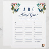 ABC Baby Naam Douche Spel (Voorkant / Achterkant)