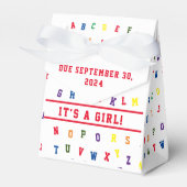 ABC-Baby shower Bedankdoosjes (Voorkant Zijde)