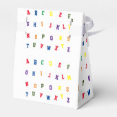 ABC-Baby shower Bedankdoosjes (Achterkant)