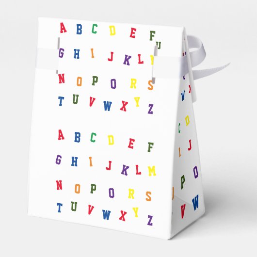 ABC-Baby shower Bedankdoosjes (Achterkant)