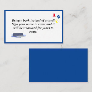 ABC-Baby shower Informatiekaartje