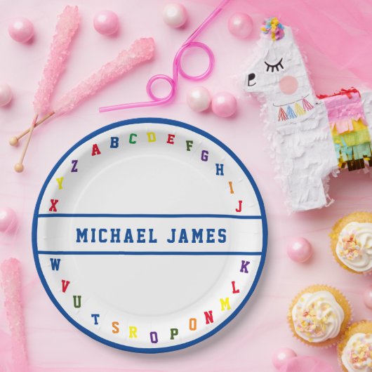 ABC Baby shower Papier Bord (Feest)