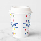 ABC Baby shower Papieren beker (Rechts)