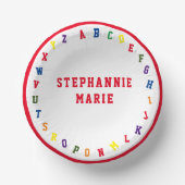 ABC-Baby shower Papieren Kommen (Voorkant)