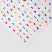 ABC Baby shower Tissue Paper Tissuepapier (Detail)