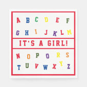 ABC Baby showers servet (Voorkant)