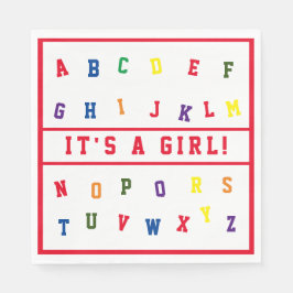 ABC Baby showers servet