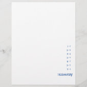 ABC Baby Trivia Spel Flyer (Achterkant)