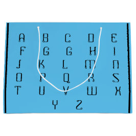 ABC _BEAUTIFUL_BLACK_BLUE GROOT CADEAUZAKJE