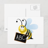 abc Bee Briefkaart (Voorkant / Achterkant)