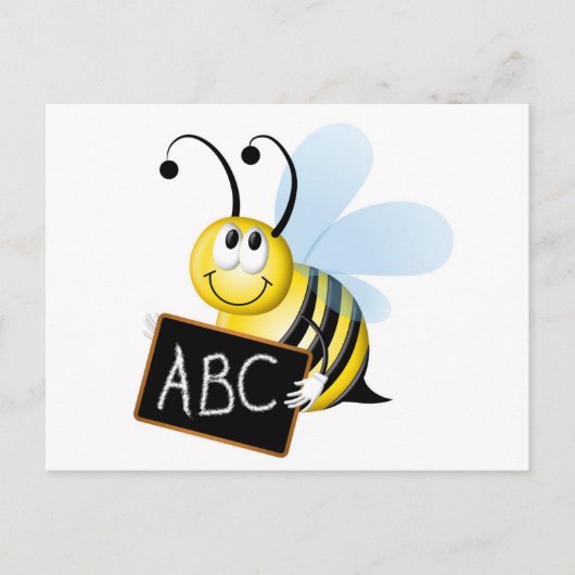 abc Bee Briefkaart (Voorkant)