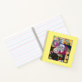 ABC belettering werkblad Muziek Muizen Notitieboek (Binnen)