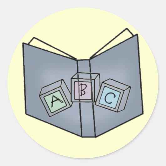 ABC Blocks Boek Leuke Stickers (Voorkant)
