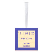 ABC Blocks Photo Birth Stats Keepsake Decoratie (Rechts)