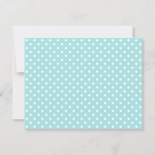 ABC Blokken Aqua en Rood neutraal Baby shower Bedankkaart (Achterkant)