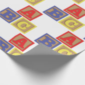 ABC-blokken Cadeaupapier (Hoek)