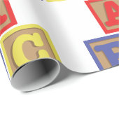 ABC-blokken Cadeaupapier (Rol Hoek)