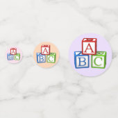 ABC-blokken Confetti (Achterkanten)