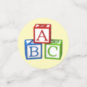 ABC-blokken Confetti (Kleine voorkant)