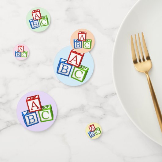 ABC-blokken Confetti (Groep)