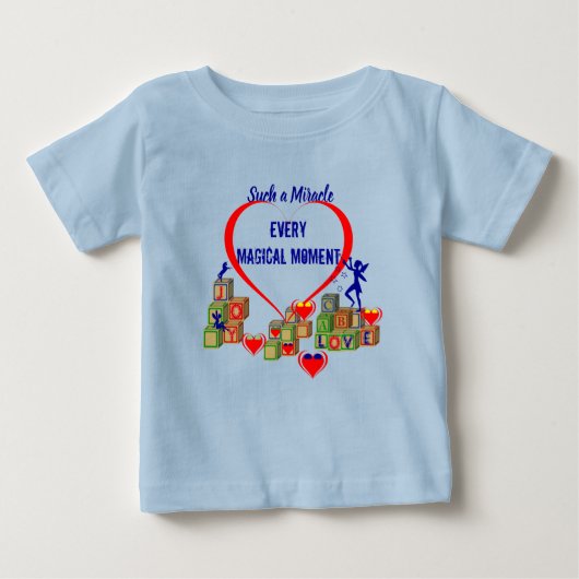 ABC Blokken - Wonder Baby T-shirt (Voorkant)