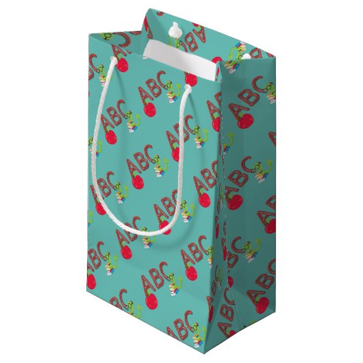 ABC Boekenwurm Klein Cadeauzakje (Voorkant Gekanteld)