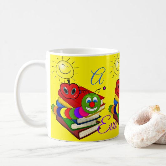 Abc-boekworm, Boeken, Apple Yellow Mok (Met donut)