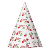 ABC-boekworm Feesthoedjes (Achterkant)