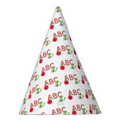 ABC-boekworm Feesthoedjes (Rechts)