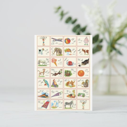 ABC BRIEFKAART (Staand voorkant)