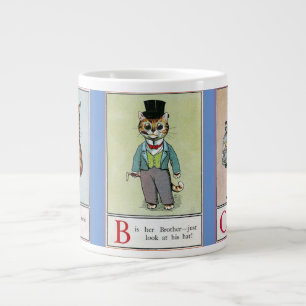 ABC Cats door Louis Wain Grote Koffiekop