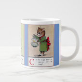 ABC Cats door Louis Wain Grote Koffiekop (Rechts)