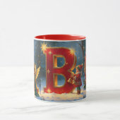 ABC Christmas Mug -Festive Holiday Alphabet Scenes Mok (Midden)