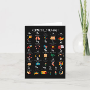 ABC Coping Skills Alfabet Zelfzorg Geestelijke Gez Kaart
