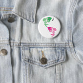 ABC-dieren - Figaro & Finzy Fish Ronde Button 5,7 Cm (In situ)