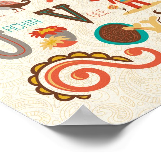 ABC Dierenalfabet Jongens Nursery Print (Hoek)