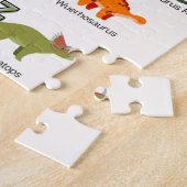 ABC-dinosauruspuzzel Legpuzzel (Zijkant)