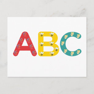 ABC door PaddleDuck Briefkaart