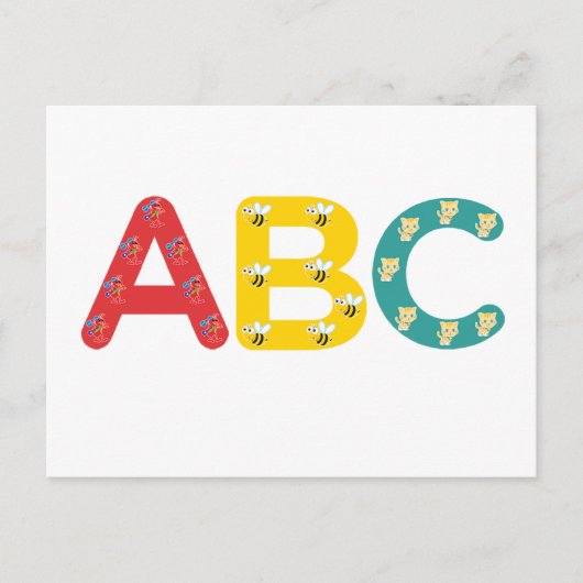 ABC door PaddleDuck Briefkaart (Voorkant)