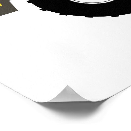 ABC Dump Truck Construction Trucks Poster (Hoek)