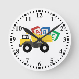 ABC Dump Truck Construction Trucks Ronde Klok