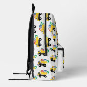 ABC Dump Truck Construction Trucks School Bedrukte Rugzak (Links)