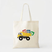 ABC Dump Truck Construction Trucks Tote Bag (Voorkant)
