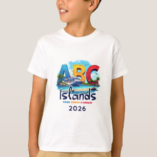 Abc-eilanden Aru Bonaire Curacao Cruise Vakantie 2 T-shirt