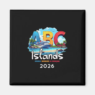 ABC-eilanden Aruba Bonaire Curacao Cruise Vakantie Magneet