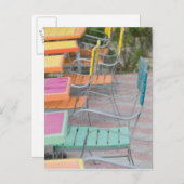 ABC-eilanden, ARUBA, Palm Beach: Kleurenkafel Briefkaart (Voorkant / Achterkant)