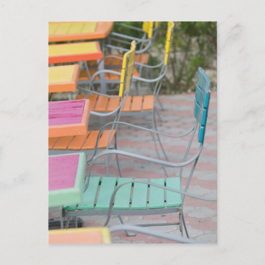 ABC-eilanden, ARUBA, Palm Beach: Kleurenkafel Briefkaart (Voorkant)