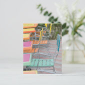 ABC-eilanden, ARUBA, Palm Beach: Kleurenkafel Briefkaart (Staand voorkant)